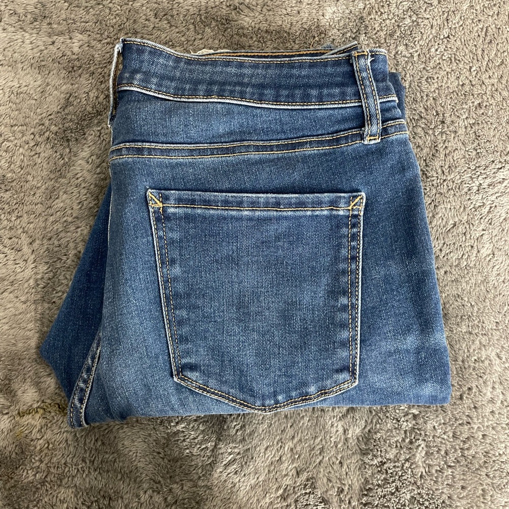 Dark Wash Mid Rise Jeans